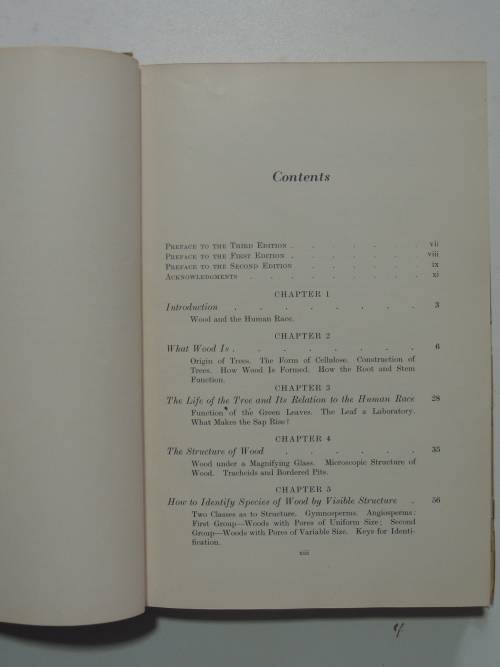 Wood Technology - Constitution, Properties and Uses - 3rd ed. 1951- Harry Donald Tieman