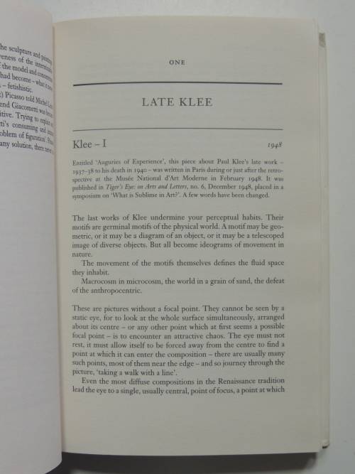 About Modern Art - Critical Essays 1948 - 96- David Sylvester