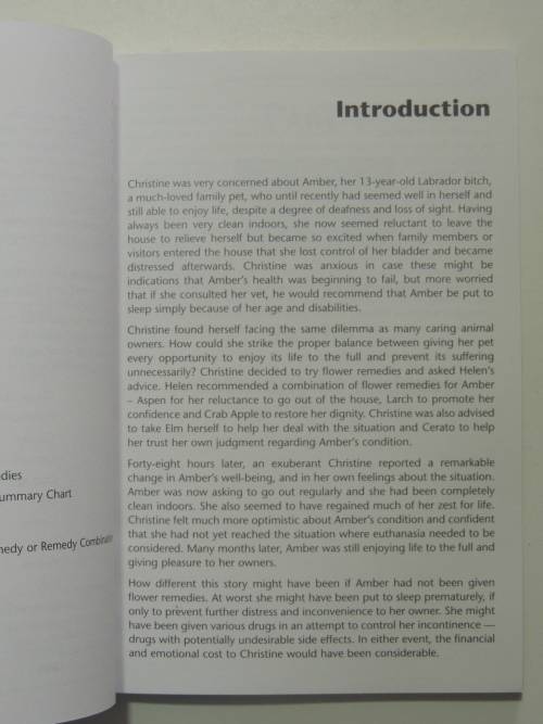 Bach Flower Remedies for Animals - Helen Graham, Gregory Vlamis