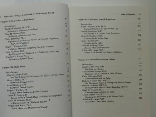 Regression Therapy A Handbook For Professionals  2 Volumes - Winafred Blake Lucas PhD