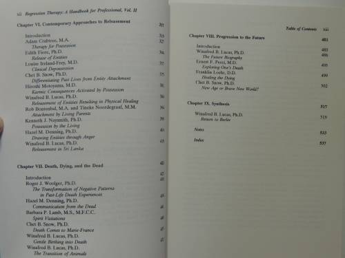 Regression Therapy A Handbook For Professionals  2 Volumes - Winafred Blake Lucas PhD