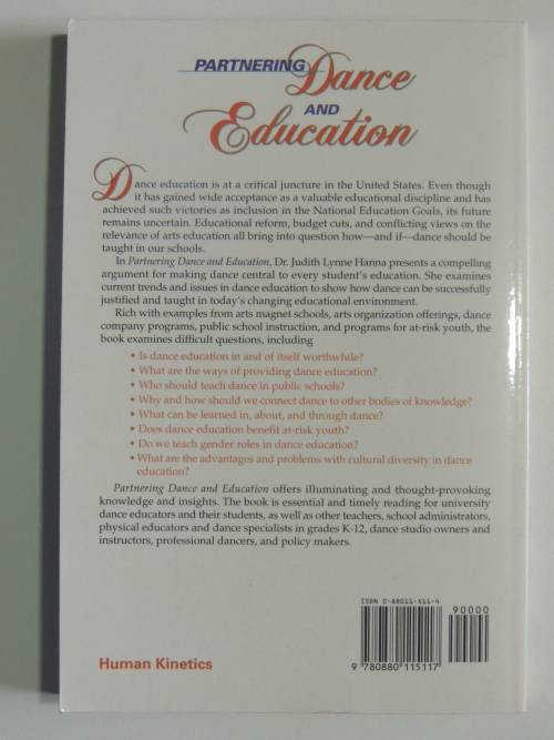 Partnering Dance and Education - Intelligent Moves for Changing Times - Judith Lynne Hanna