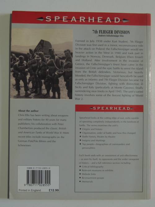 7Th Flieger Division - Student`s Fallschirmjager Elite - Chris Ellis