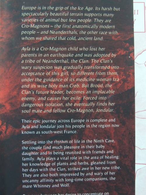 The Land of Painted Caves- Jean M Auel