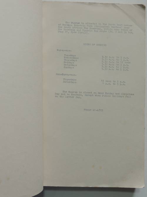 South African National War Museum - Medal Catalogue, 1959Catalogue of Military Orders, Decorations