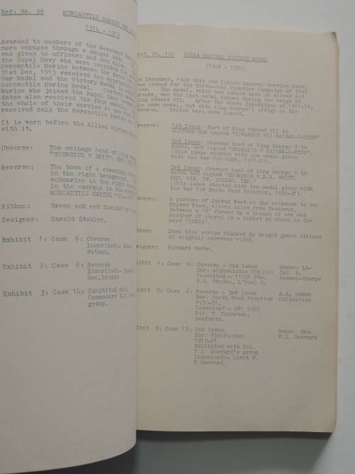 South African National War Museum - Medal Catalogue, 1959Catalogue of Military Orders, Decorations
