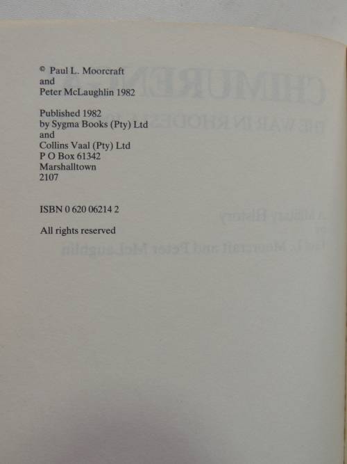 Chimurenga! The War in Rhodesia 1965-1980 - Paul Moorcroft, Peter McLaughlin