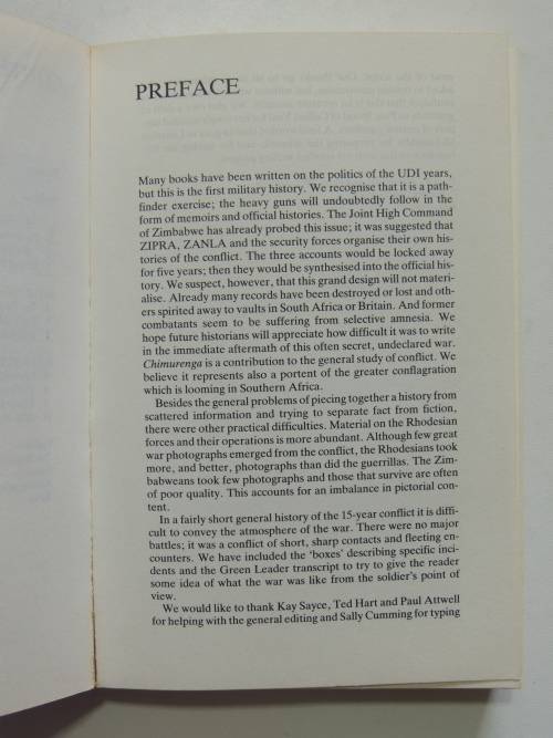 Chimurenga! The War in Rhodesia 1965-1980 - Paul Moorcroft, Peter McLaughlin