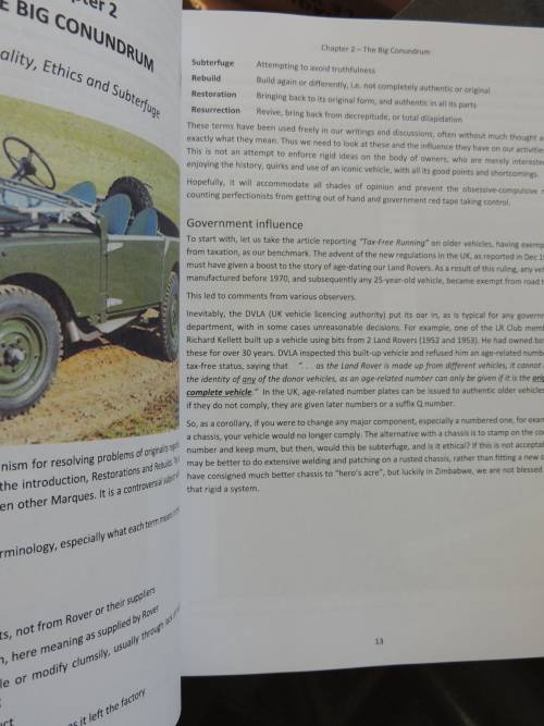 Conserving a Legend - 50 years of Land Rovers - Technical Tips & Tales- Jon Kappeyne
