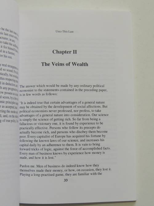 Unto this Last - John Ruskin