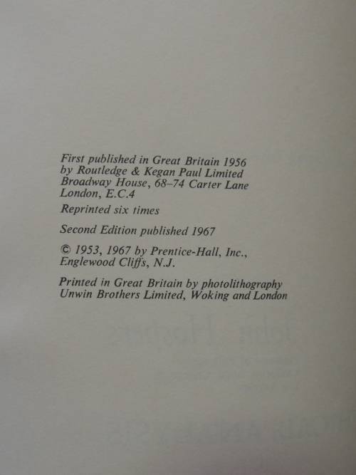 An Introduction to Philosophical Analysis - John Hospers