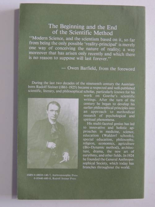 The Origins of Natural Science, Lectures 1922-23 - Rudolf Steiner