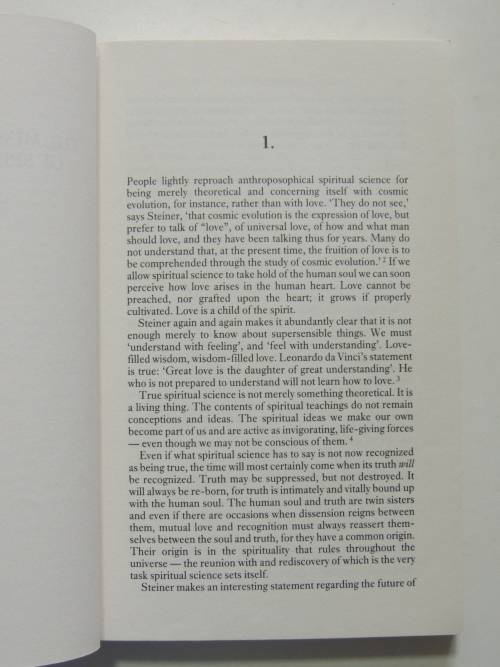 Rudolf Steiner`s Vision of Love,Spiritual Science &the Logic of the heart - Bernard Nesfield-Cooks