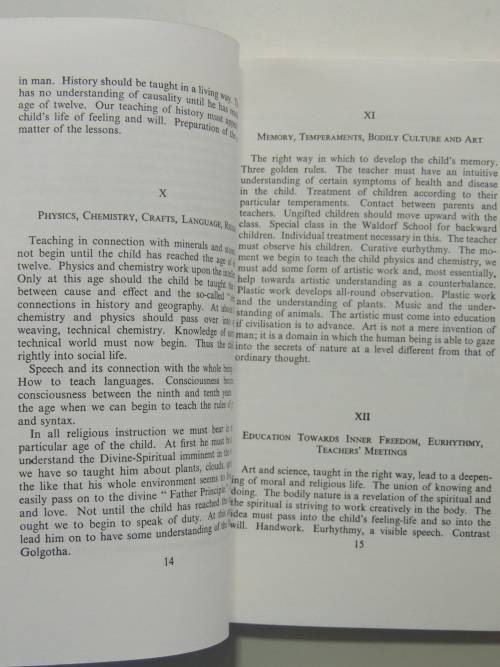 A Modern Art of Education, Lectures 1923 - Rudolf Steiner