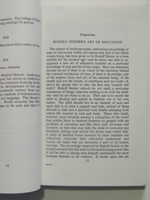 A Modern Art of Education, Lectures 1923 - Rudolf Steiner