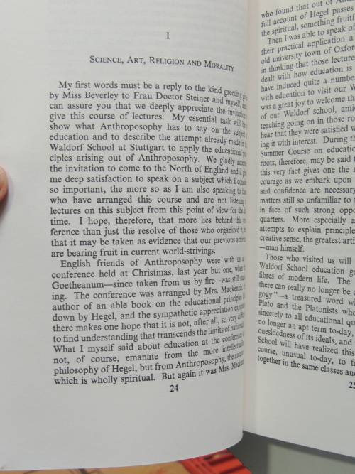 A Modern Art of Education, Lectures 1923 - Rudolf Steiner