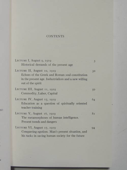 Education as a Social Problem, Lectures 1919 - Rudolf Steiner