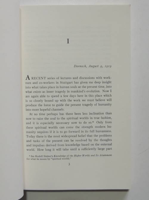 Education as a Social Problem, Lectures 1919 - Rudolf Steiner