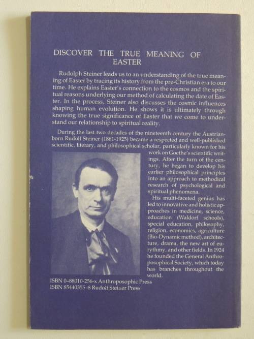 The Easter Festival in the Evolution of the Mysteries, Lectures 1924 - Rudolf Steiner