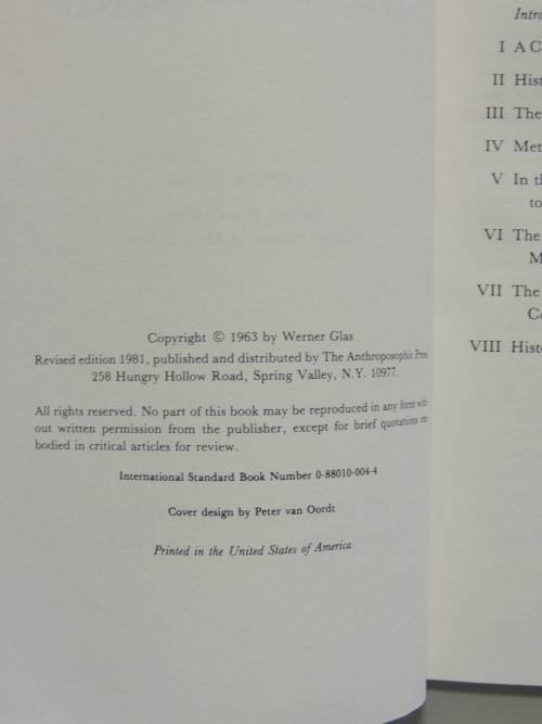 The Waldorf School Approch to HistoryWerner Glas