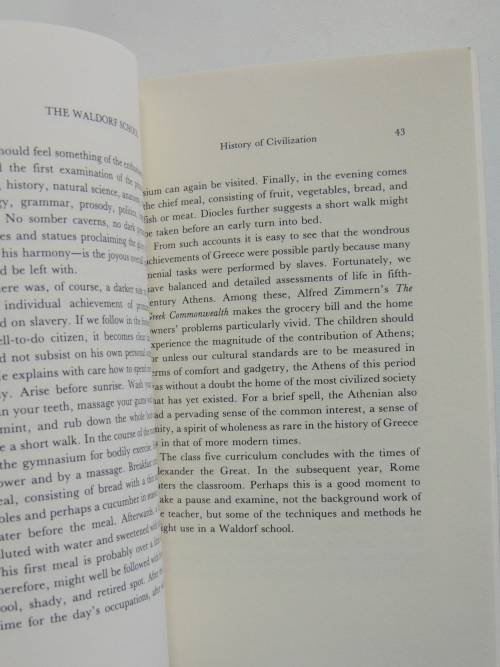 The Waldorf School Approch to HistoryWerner Glas