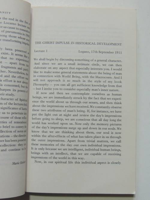 Esoteric Christianity and the Mission of Christian Rosenkreutz, Lectures 1911 -1912 - Rudolf Steiner