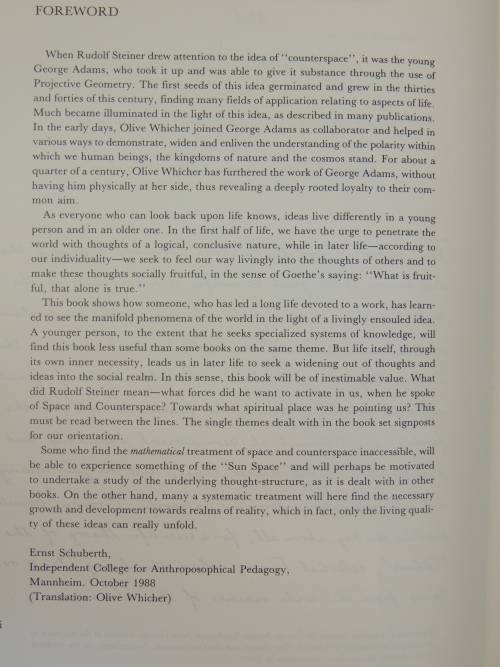 Sun  Space - Science at a Threshold of Spiritual Understanding - Olive Whicher