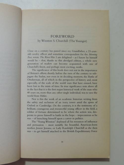 The River War - Winston S. Churchill