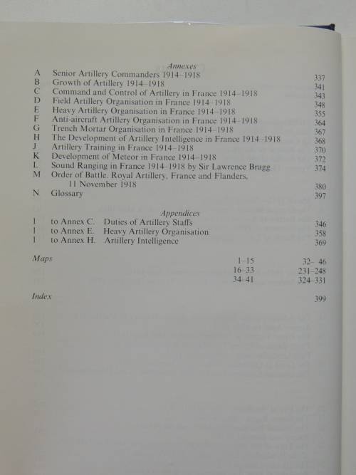 History Of The Royal Artillery Regiment - Western Front 1914 - 18 - General Sir Martin Farndale, KCB