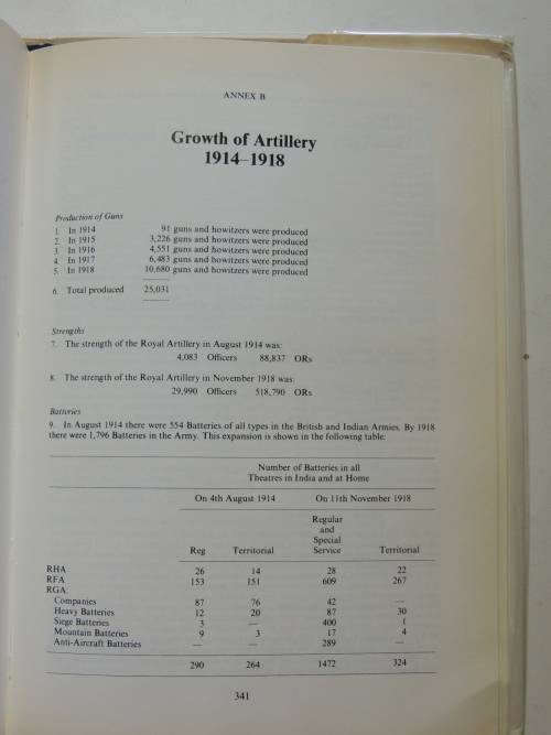 History Of The Royal Artillery Regiment - Western Front 1914 - 18 - General Sir Martin Farndale, KCB
