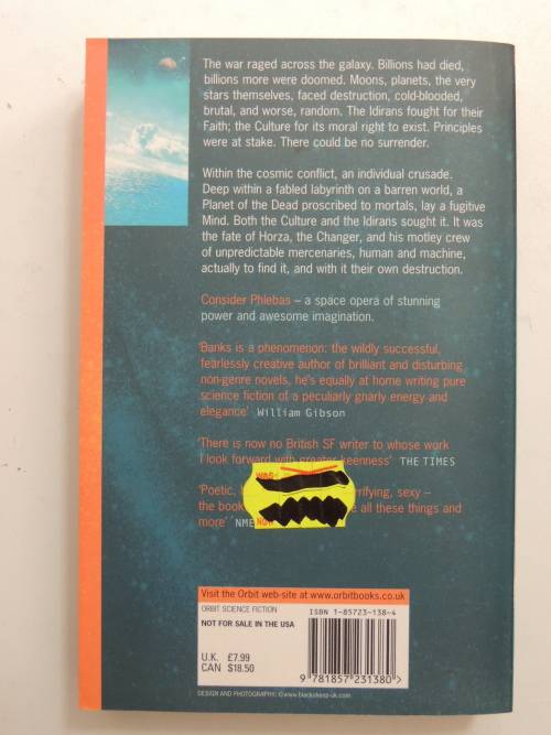 Consider Phlebas - Iain M Banks