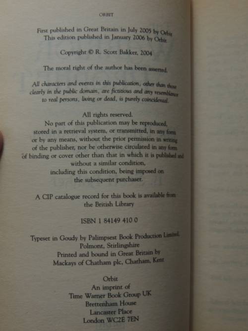 The Warrior Prophet - The Prince of Nothing Book 2 -  R Scott Bakker