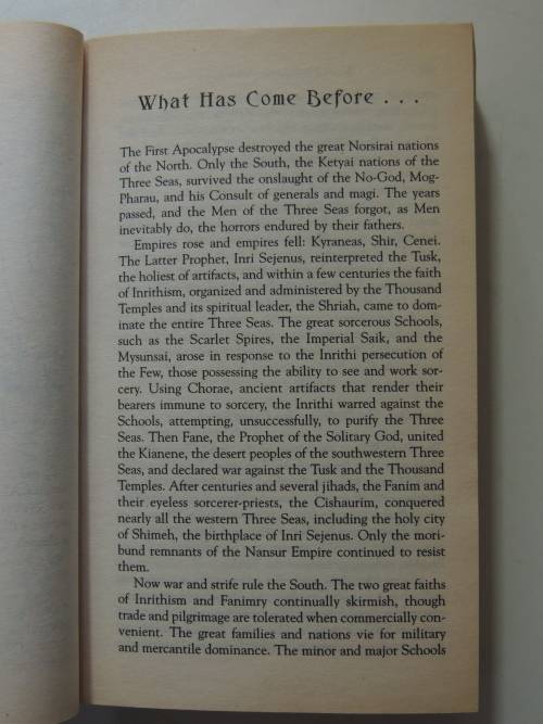 The Warrior Prophet - The Prince of Nothing Book 2 -  R Scott Bakker