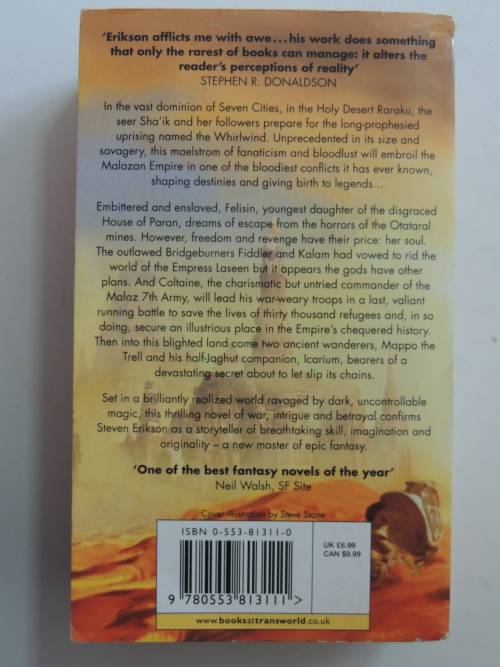 Deadhouse Gates - A Tale of the Malazan Book of the Fallen - Steven Erikson