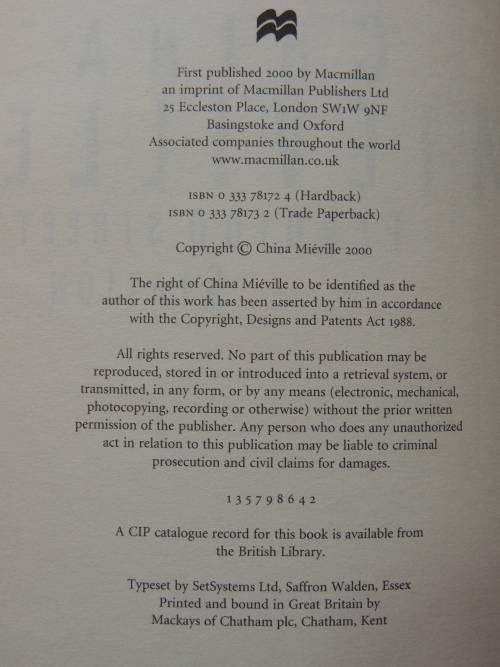 Perdido Street Station- China Mieville