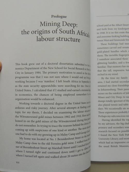 Mining Deep, the Origins of the Labour Structure in South Africa - Morley Nkosi