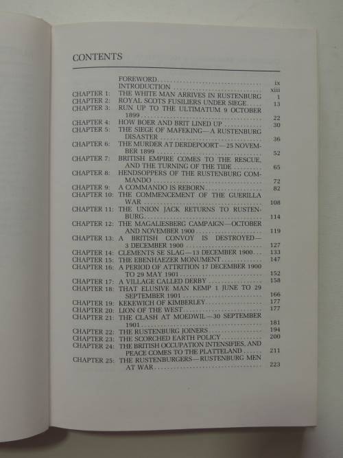 Rustenburg At War,Story Of R...&Its Citizens In First &Second Anglo-Boer Wars- Lionel Wulfsohn Inscr