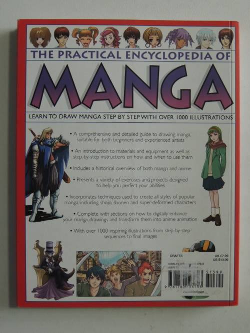 The Practical Encyclopedia of Manga, Learn to draw Manga Step by Step - Tim Seelig,Yishan Li, RN