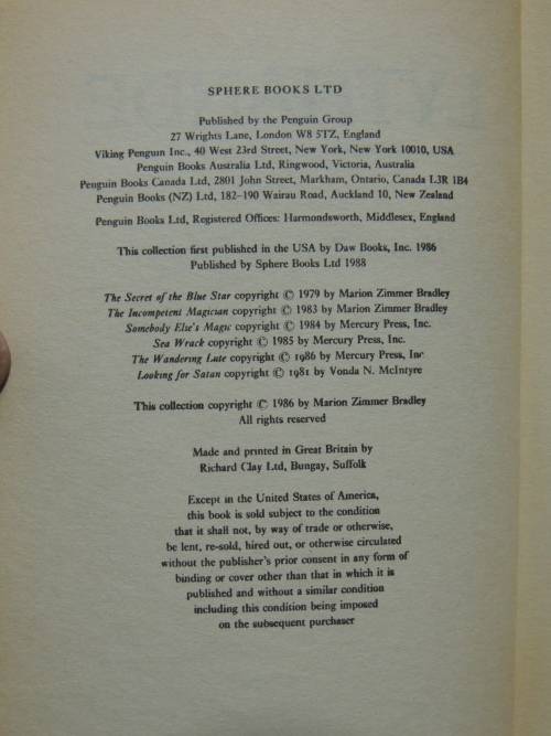 Lythande - Marion Zimmer Bradley