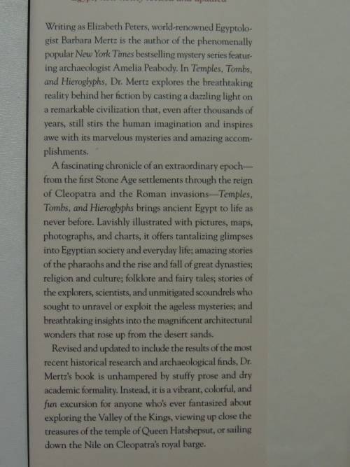Temples, Tombs & Hieroglyphs, A Popular History of Ancient Egypt - Barbara Mertz