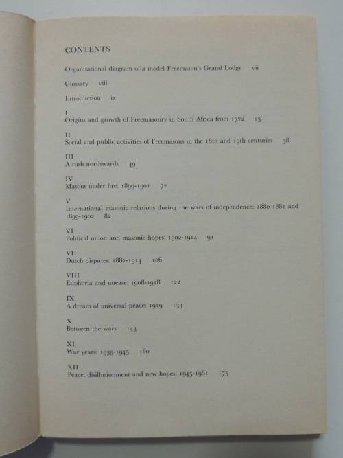 The Freemasons of South Africa- Dr AA Cooper
