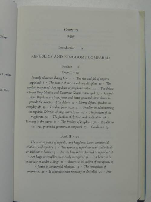 The I Tatti Renaissance Library - Republics And Kingdoms Compared - Aurelio Lippo Brandolini