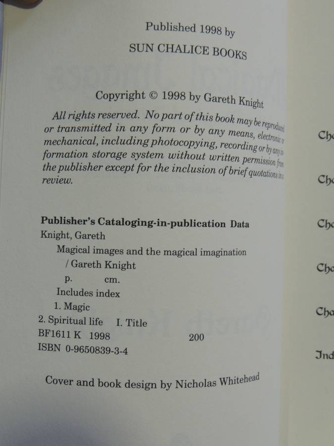Magical Images and the Magical Imagination - Gareth Knight
