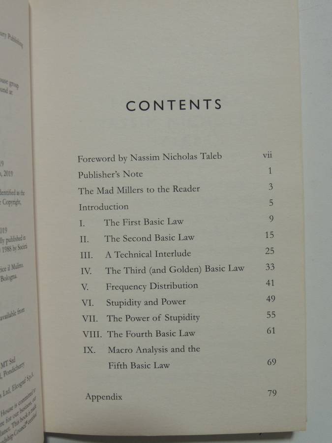 The Basic Laws of Human Stupidity - Carlo M Cipolla