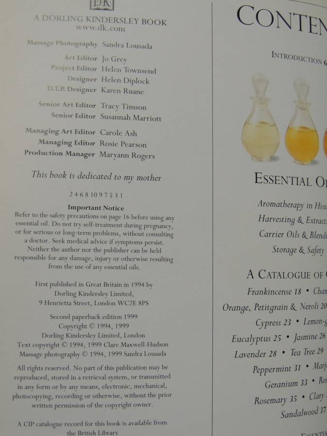 Aromatherapy Massage - Clare Maxwell-Hudson