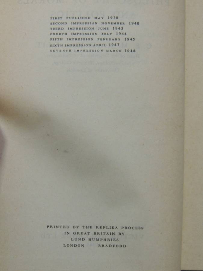 Guide To The Philosophy Of Morals And Politics - C.E.M. Joad
