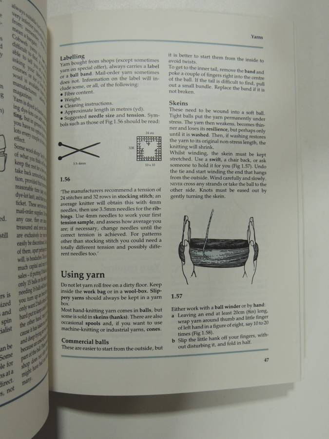 Handknitter`s Handbook,Comprehensive Guide To Principles &Techniques Of Handknitting- Montse Stanley
