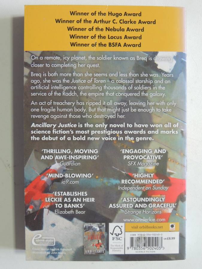 Ancillary Justice  - Ann Leckie