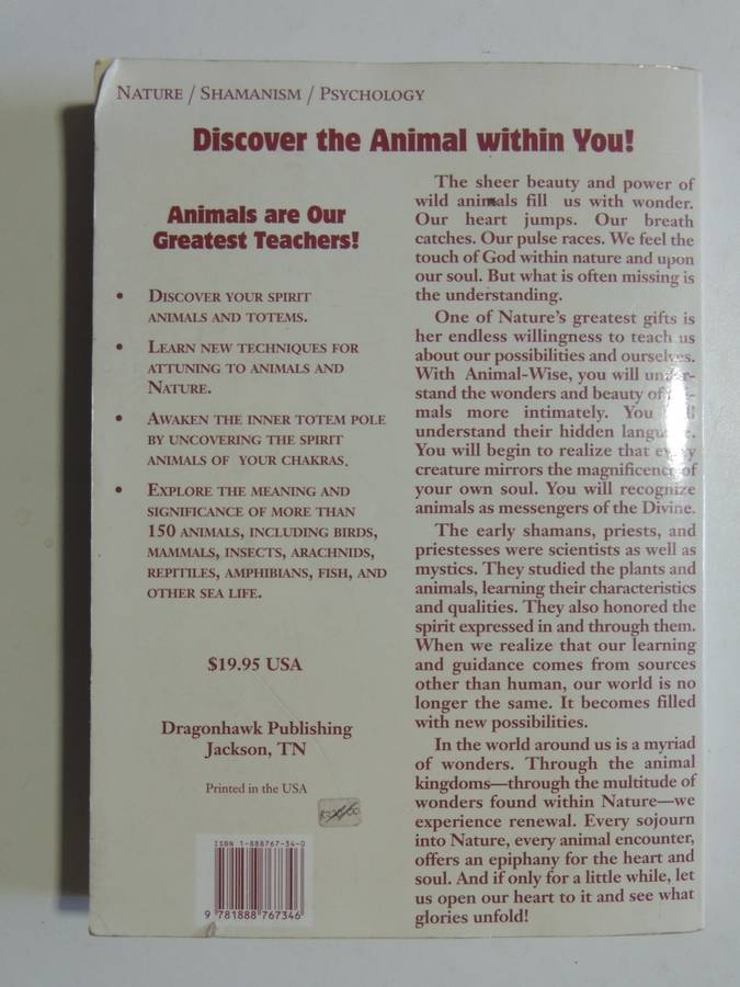 Animal - Wise - The Spirit Language And Signs Of Nature - Ted Andrews