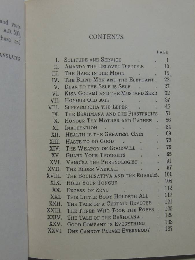 Buddhist Stories- trans. F.L. Woodward